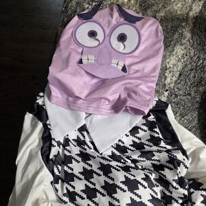 Inside Out Fear Costume Women S/M Size 170 Halloween Cosplay Disney Pixar Purple
